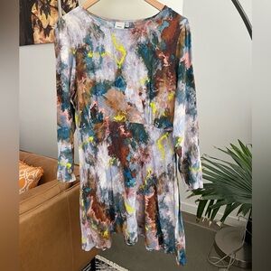 ICHI Biron Long Sleeve Dress